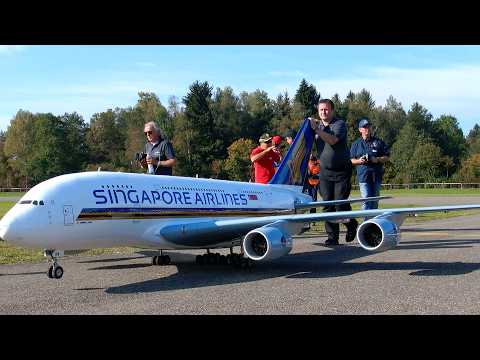 HUGE 71KG RC AIRBUS A-380 800 / SCALE 1:15 MODEL AIRLINER /