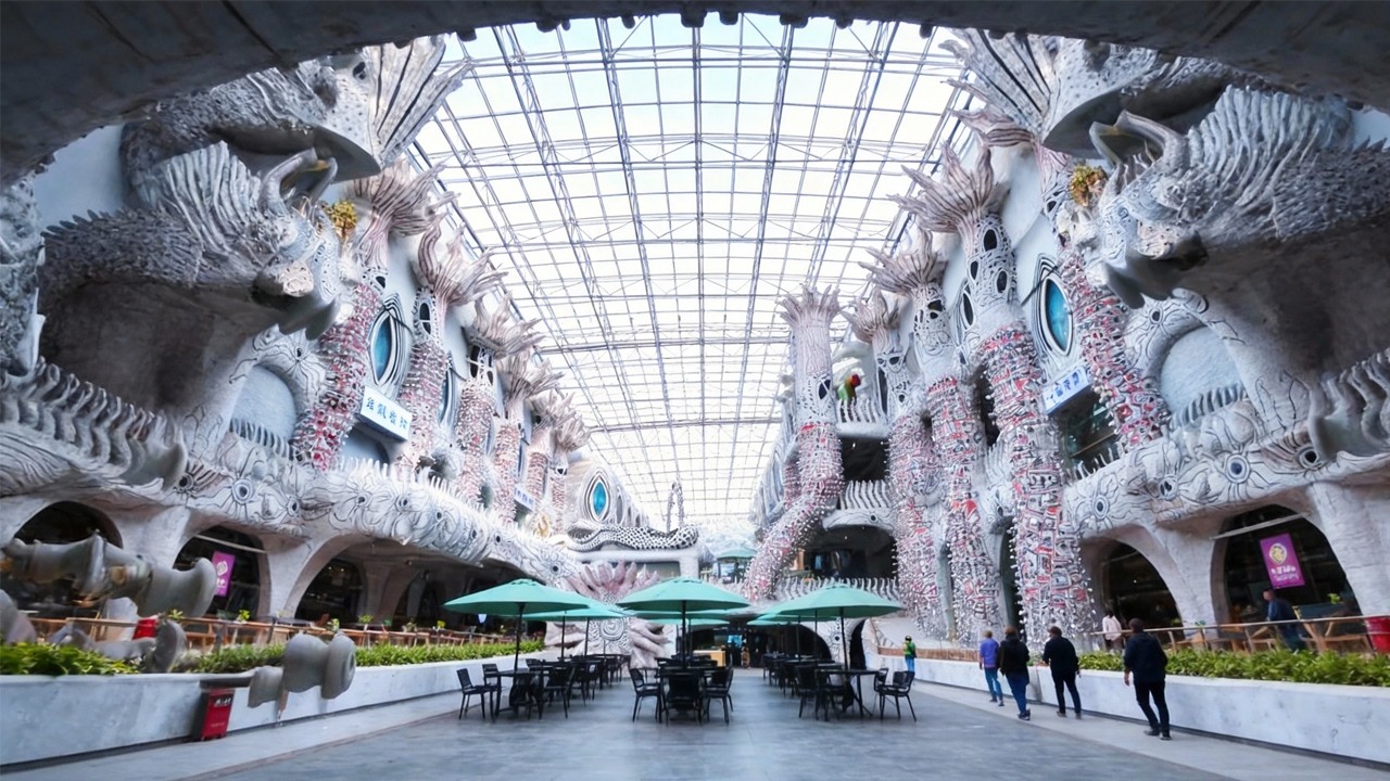 China’s Most Insane School Canteen or an Alien Base?