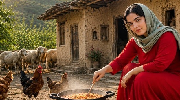 Village Life Routine Daily Life Simple Cooking Food