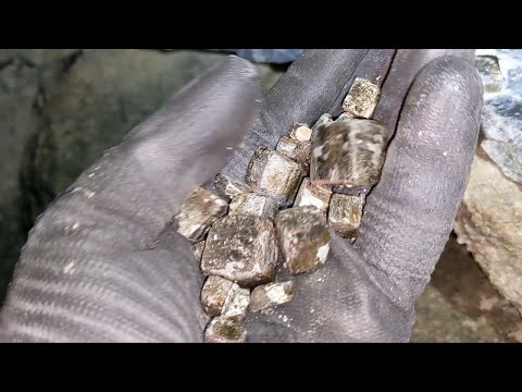 Huge Pyrite Crystal Discovery Deep Underground