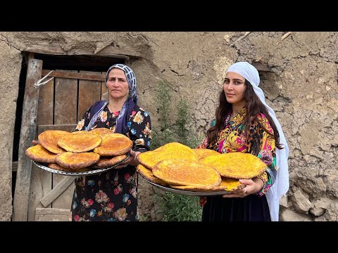 Two Days of Daily Routine of Rural Life: Baking Bread in
