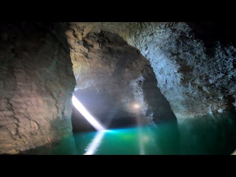 Kayaking The Biggest Underground Room And Pillar Mine