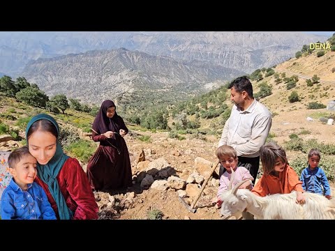 Real nomadic life: Transporting a large water tanker into