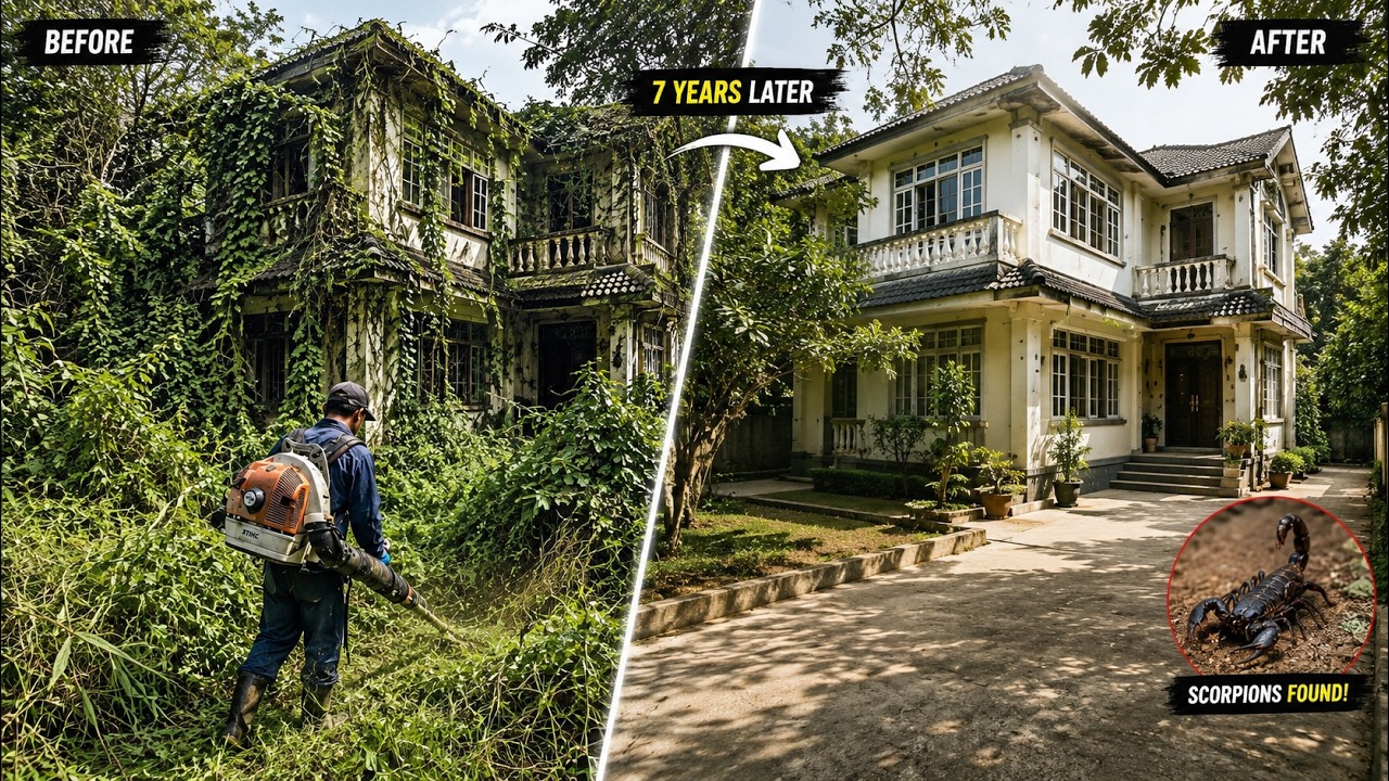 We Cleaned a Villa Abandoned for 7 Years — Then the