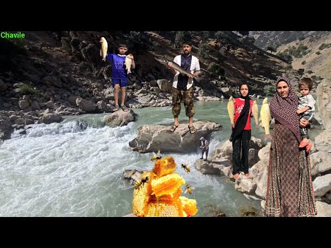 From River Island to Wild Zagros Nomadic Family Fishing