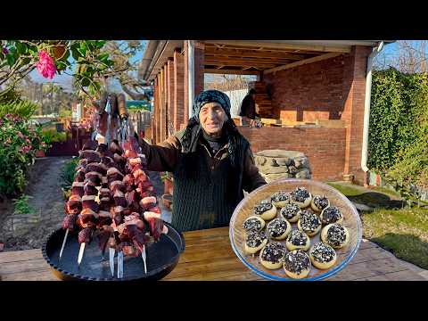 Delicious, Juicy and Fragrant Liver Kebab! Azerbaijan