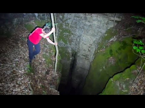 Hole Under The Train Tracks Lead To Underground Lake part 2