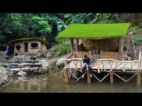 Building a Balcony Over the Fish Pond and a Forest Farm
