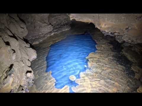 He Crawled Alone Deep Into Cave And Found Mysterious Blue