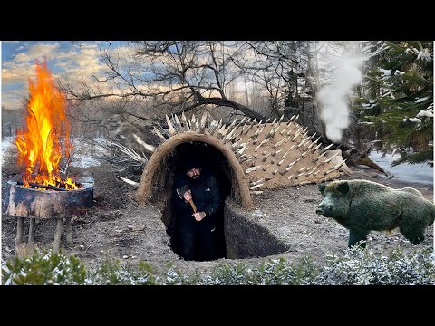 Building an underground bunker with spikes-dugout for