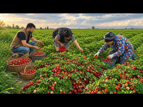 Fresh Strawberry Harvest | Traditional Strawberry Jam,
