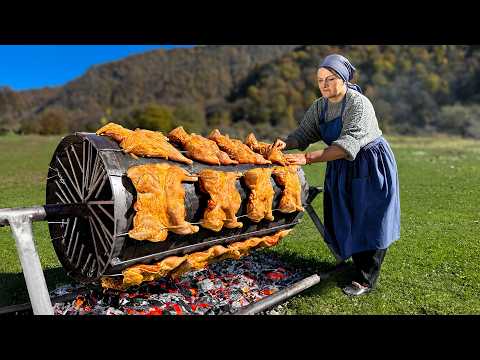 Grilled Chicken on a DIY Grill Taking the Internet by Storm