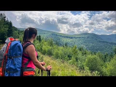 My First Solo Mountain Hike Camping Through a Heavy