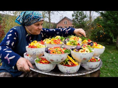 Baking Meatballs with Vegetables in Plates — Rustic Village