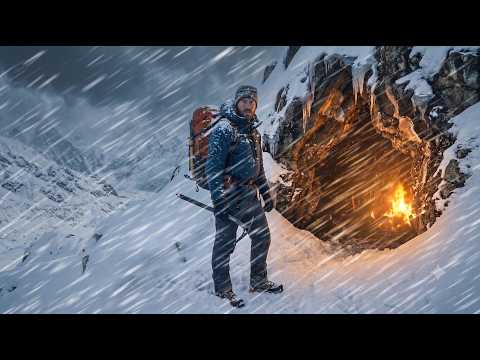 Frozen Mountain Survival: No Tent, No Sleeping Bag – Just a