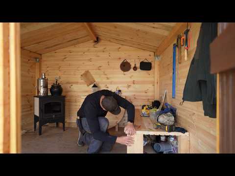 The story of my dream, Building a wooden hut in the