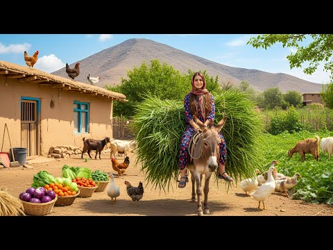 Village Life In Iran: Amazing Cooking & Donkey Riding
