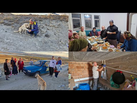 MİSAFİRLERİMİZİ UĞURLADIK VE EVİMİZİN SU BAĞLANTISINI YAPTIK