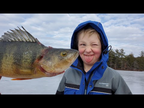 Winter Camping, Ice Fishing & Family Adventure in Maine