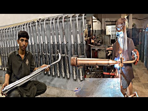 Crafting Motorcycle Silencers in a Factory Expert