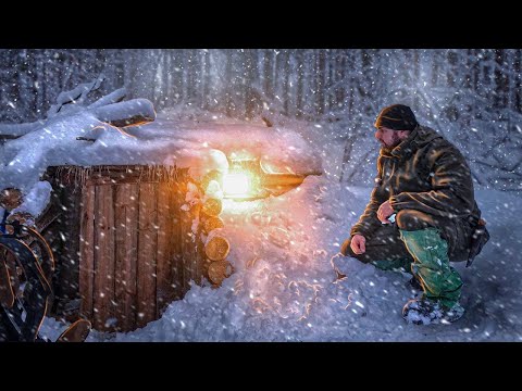 I'm building a dugout in the forest to live in winter