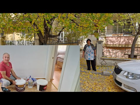 EVİMİZİ TEMİZLİK VE BOYA YAPMAYA BAŞLADIK YARIM KALAN