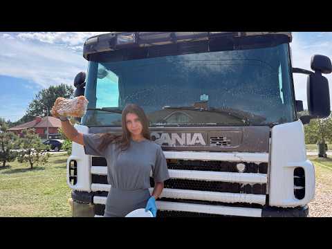 Waking Up Alone in the Countryside | Solo Female Trucker's
