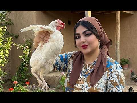 Rural Cooking and Traditional Cuisine with Chicken
