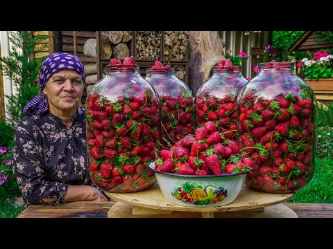Keeping Strawberries Without Boiling and Freezing for The