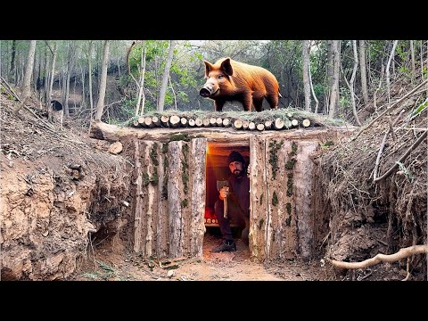 Building a Warm Shelter in a Boar's Den, Survival Skills