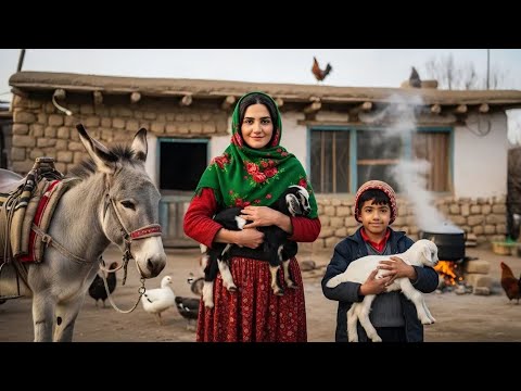 Village Life In Iran: Amazing Bread Baking & Donkey Riding