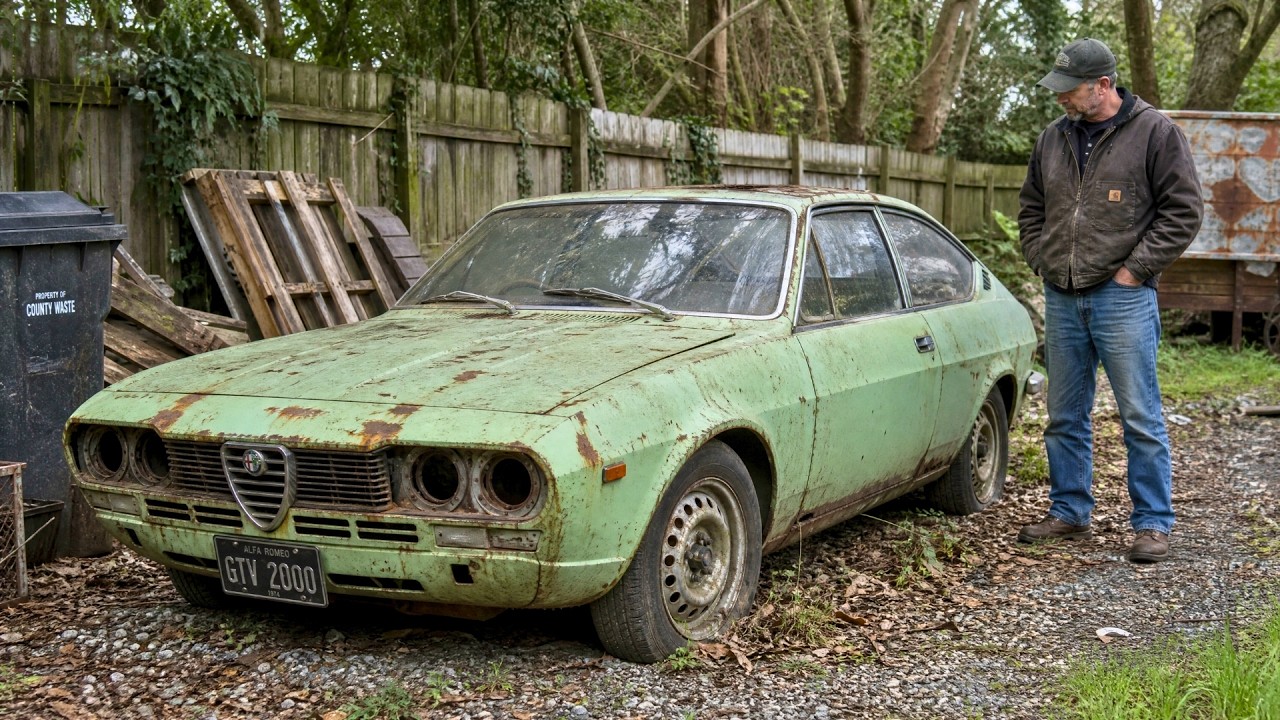 Man Turns an Old Alfa Romeo into a Ferrari-Powered Beast