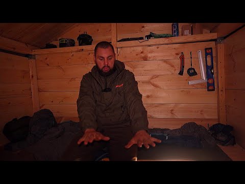First solo overnight in a new forest hut, construction of a