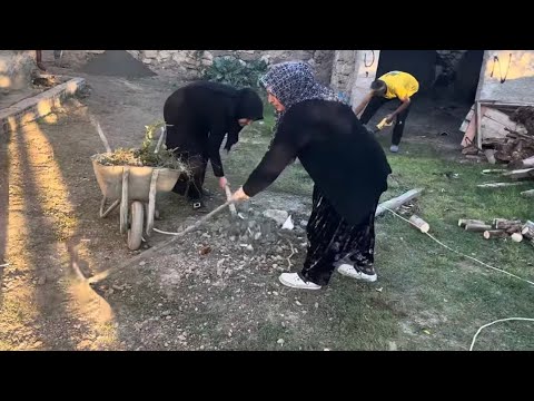Sobada TAVUKLU PATATES YAPTIKBAHÇE TEMİZLİĞİNE YARDIM ETTİK