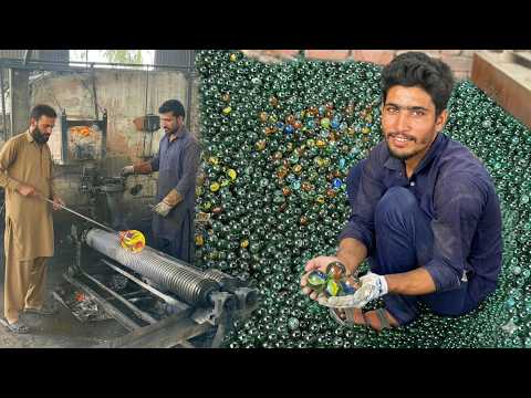 From Broken Glass to Beautiful Glass Marbles Recycling