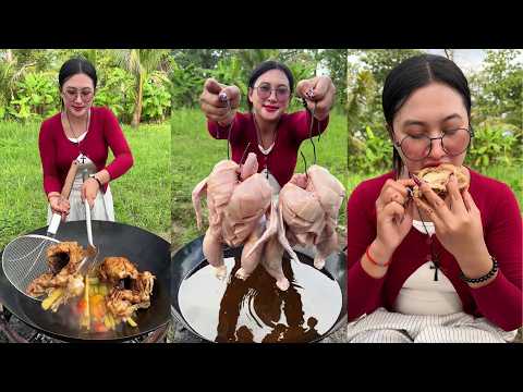 How to cook roasted chicken and eat recipe