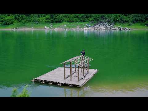 18-Year-Old Girl Builds a Floating Bamboo Island on the