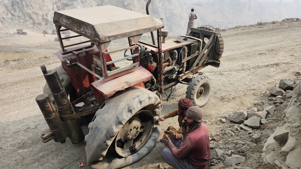 Extreme Mountain Tractor Tire Repair: Heavy Duty