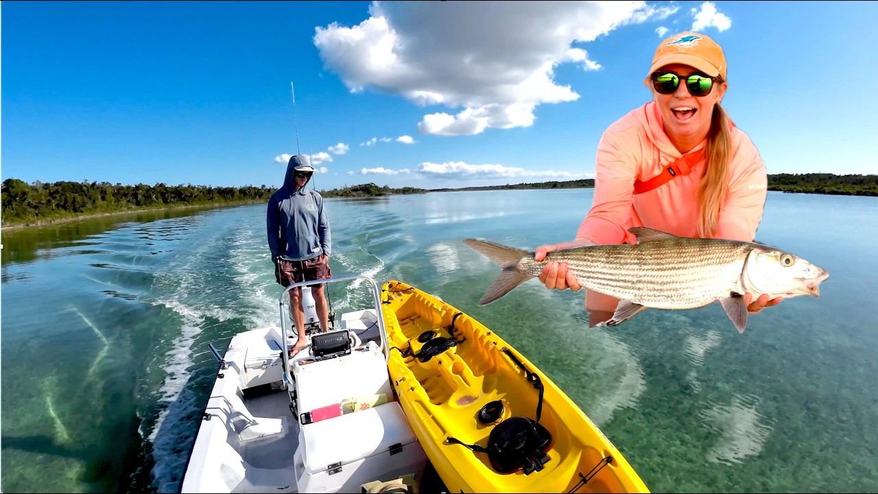 Exploring Hidden Lagoons for GIANT Bahamas Bonefish