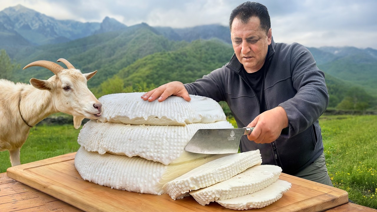I Made Lasagna With Handmade Goat Cheese in a Mountain