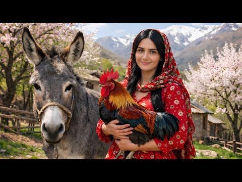 Village Life In Iran: Amazing Cooking & Donkey Riding By A