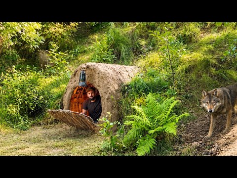 Building an Underground Shelter “Wolf Den” — Survival &