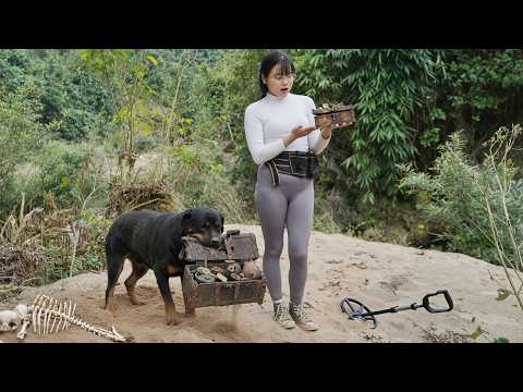 My clever dog helped me find a treasure that would shake