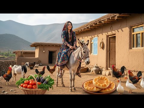 Village Life In Iran: Amazing Cooking & Donkey Riding