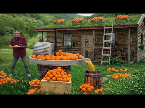 Lamb Marinated in Fresh Orange Juice In The Mountains