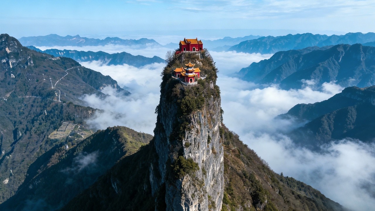 I Found China’s Craziest House on Top of a 5,000-Foot Cliff