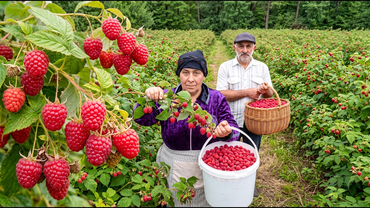 Self-Sufficient Mountain Life - Jam from the Raspberry