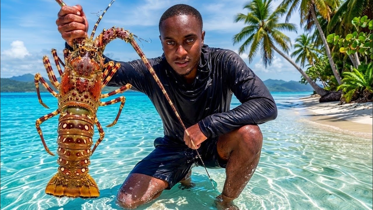 Living From the Ocean Pineapple Lobster Catch & Cook