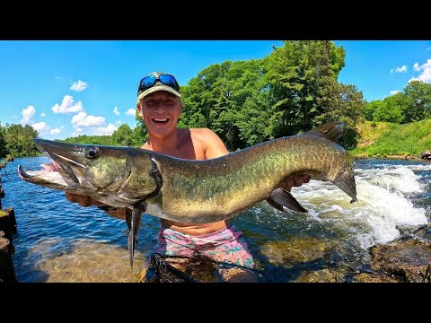 4 Days in the NorthWoods - Big Musky, Kayak Fishing &
