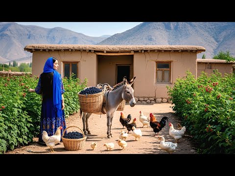 Village Life In Iran: Amazing Cooking & Donkey Riding